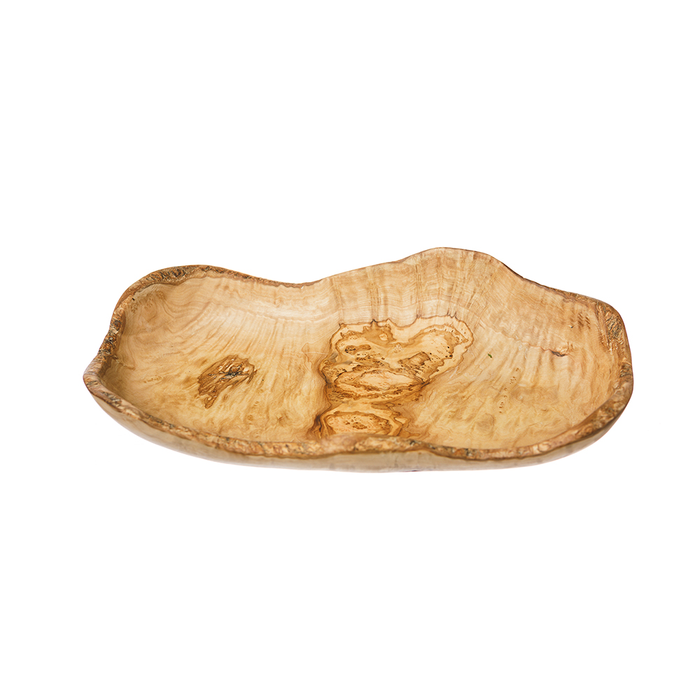 Picture of Low Rise Rustic Bowl Olive Wood