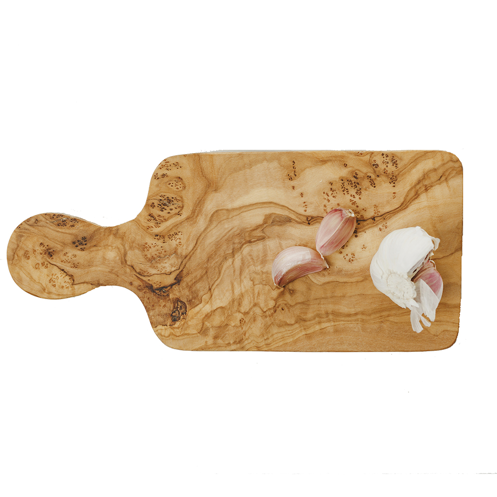 Picture of Sm Handle Cheese Board 30cm Olive Wood