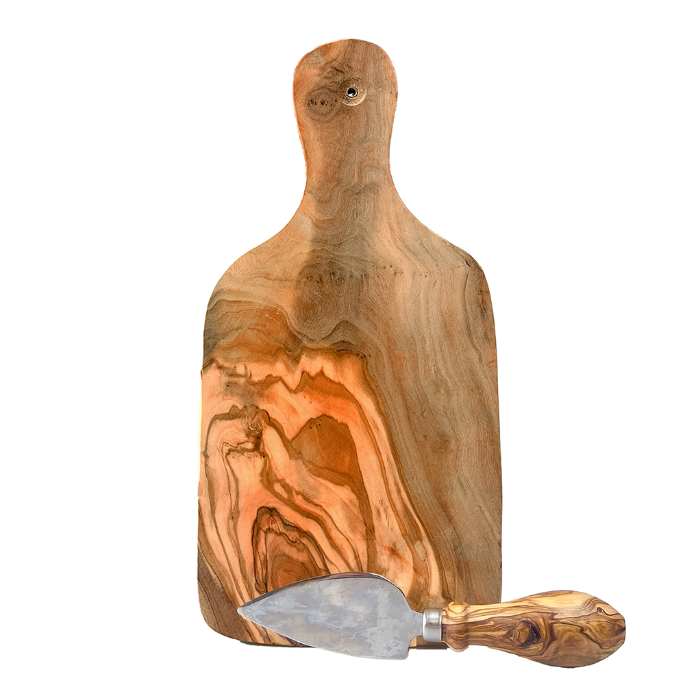 Picture of Cheese Board & Knife St Olive Wood