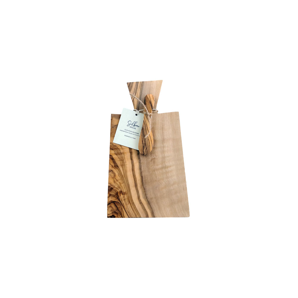 Picture of Olive Wood Butter Board & Knife Set