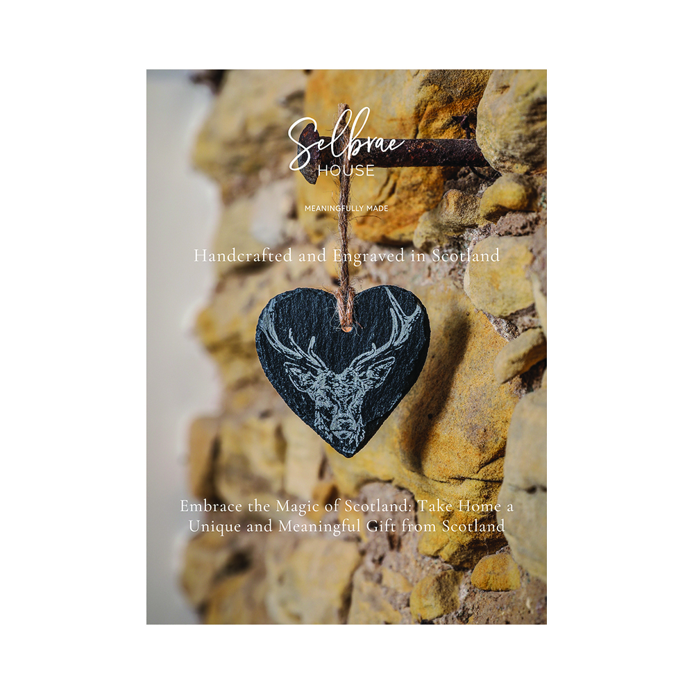 Picture of A6 POS CARD - Stag Heart Decoration