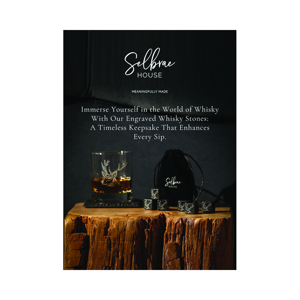 Picture of A6 POS CARD - Stag Whisky Stones