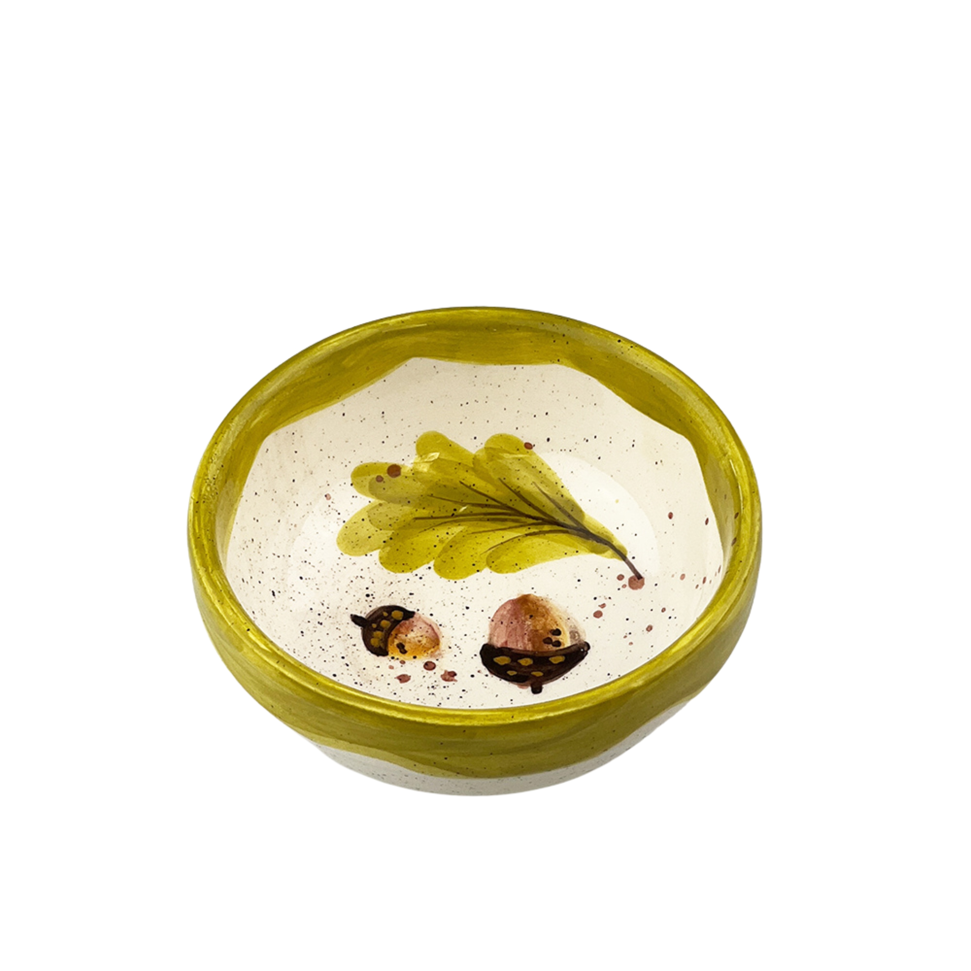 Picture of Ceramic Dip Bowl -  Autumn Acorns