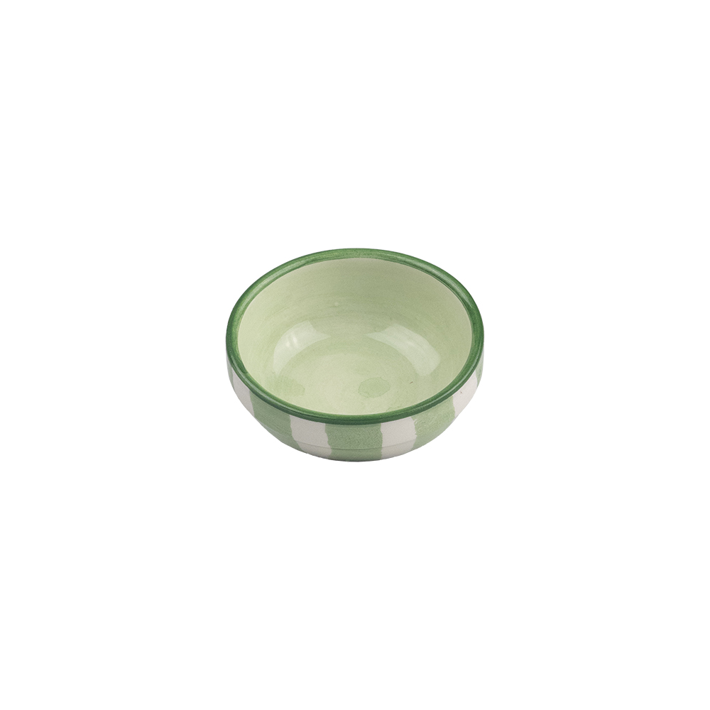 Picture of Ceramic Dip Bowl - Green Stripe