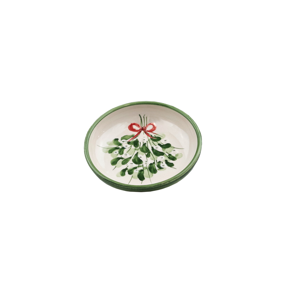 Picture of Mini Ceramic Dish - Mistletoe