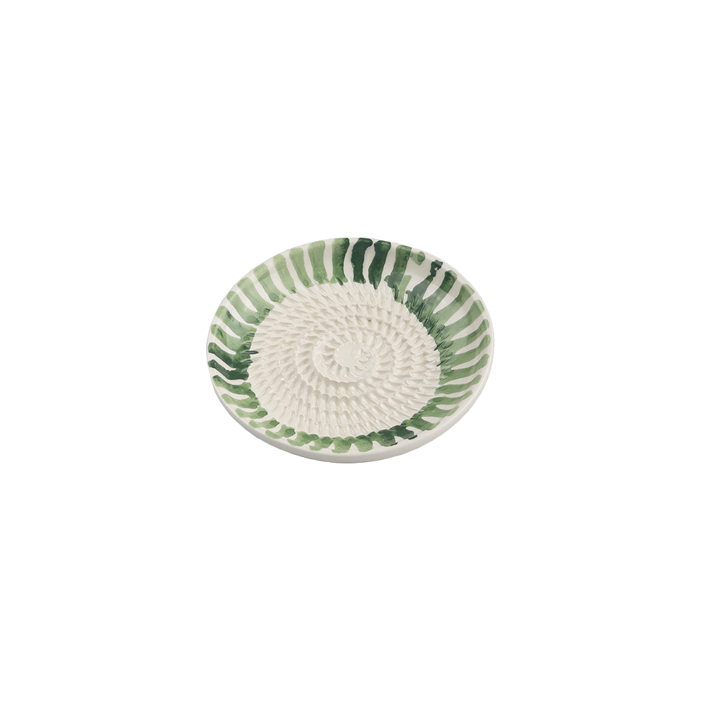 Picture of Ceramic Garlic Grater - Green Stripe