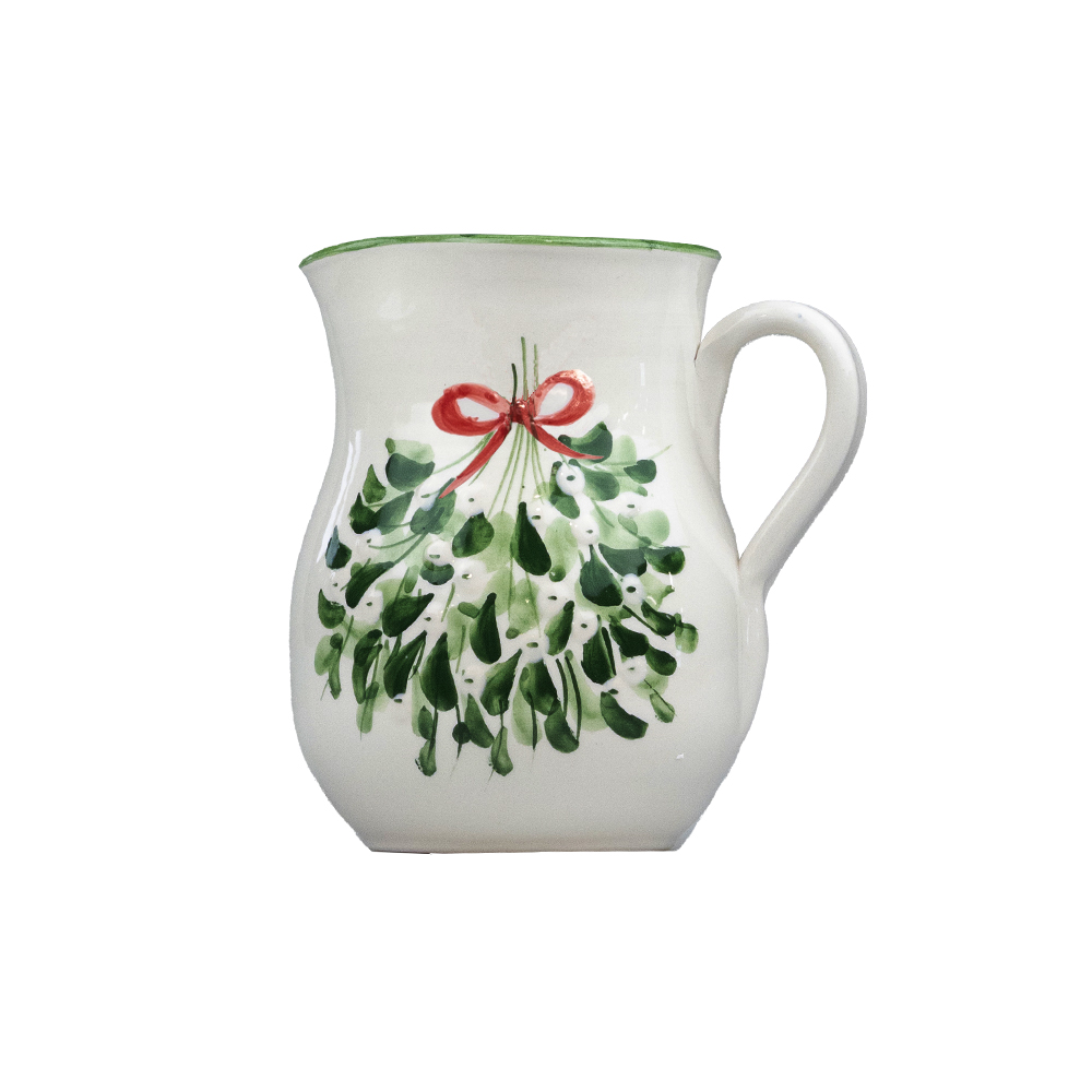 Picture of Large Ceramic Jug - Mistletoe