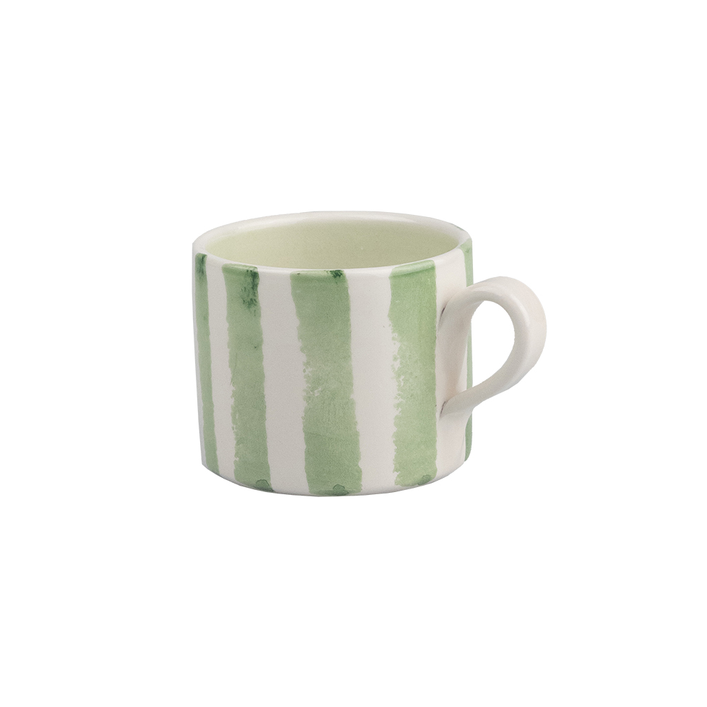 Picture of Large Ceramic Mug - Green Stripe