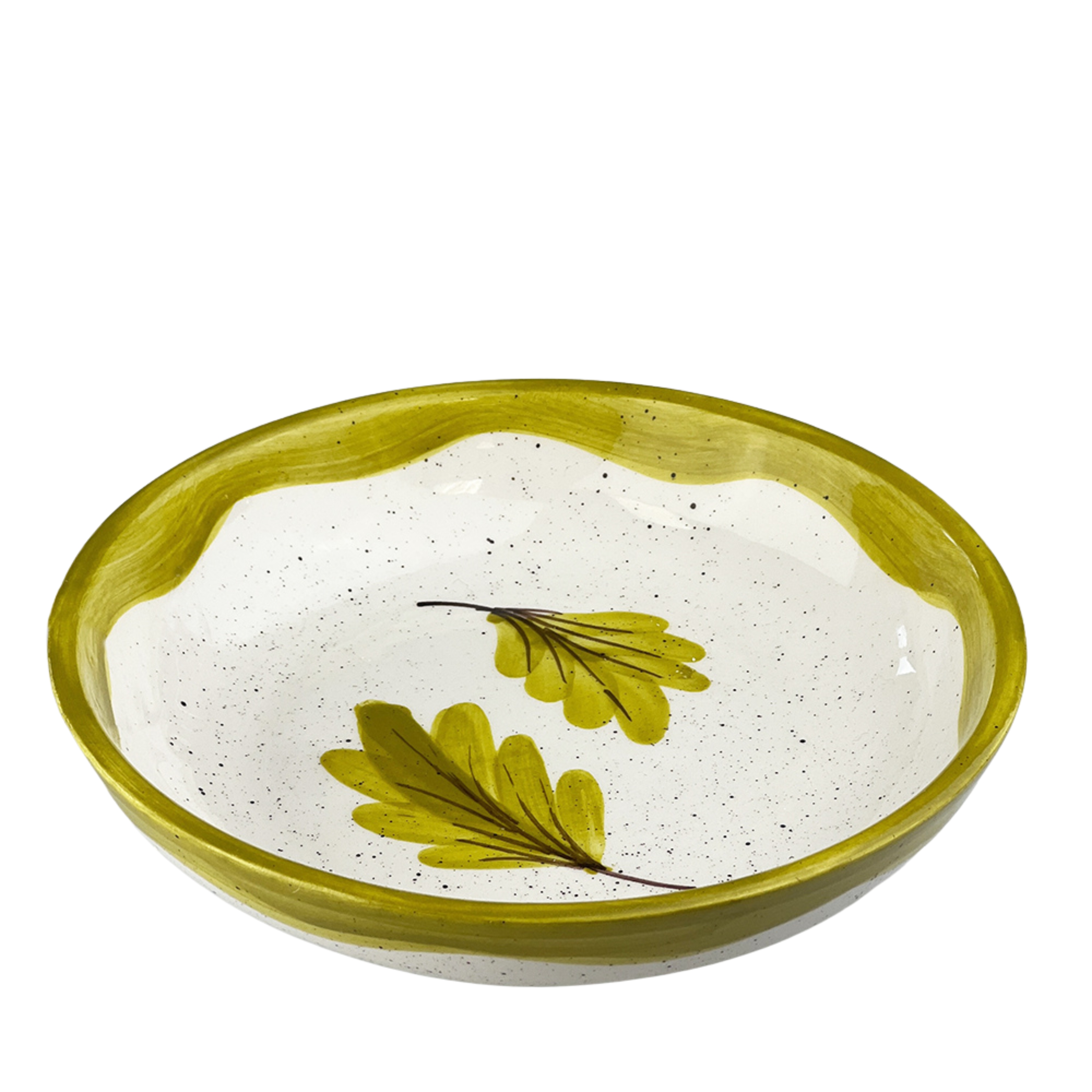 Picture of Ceramic Serving Bowl - Medium - Oak Leaves