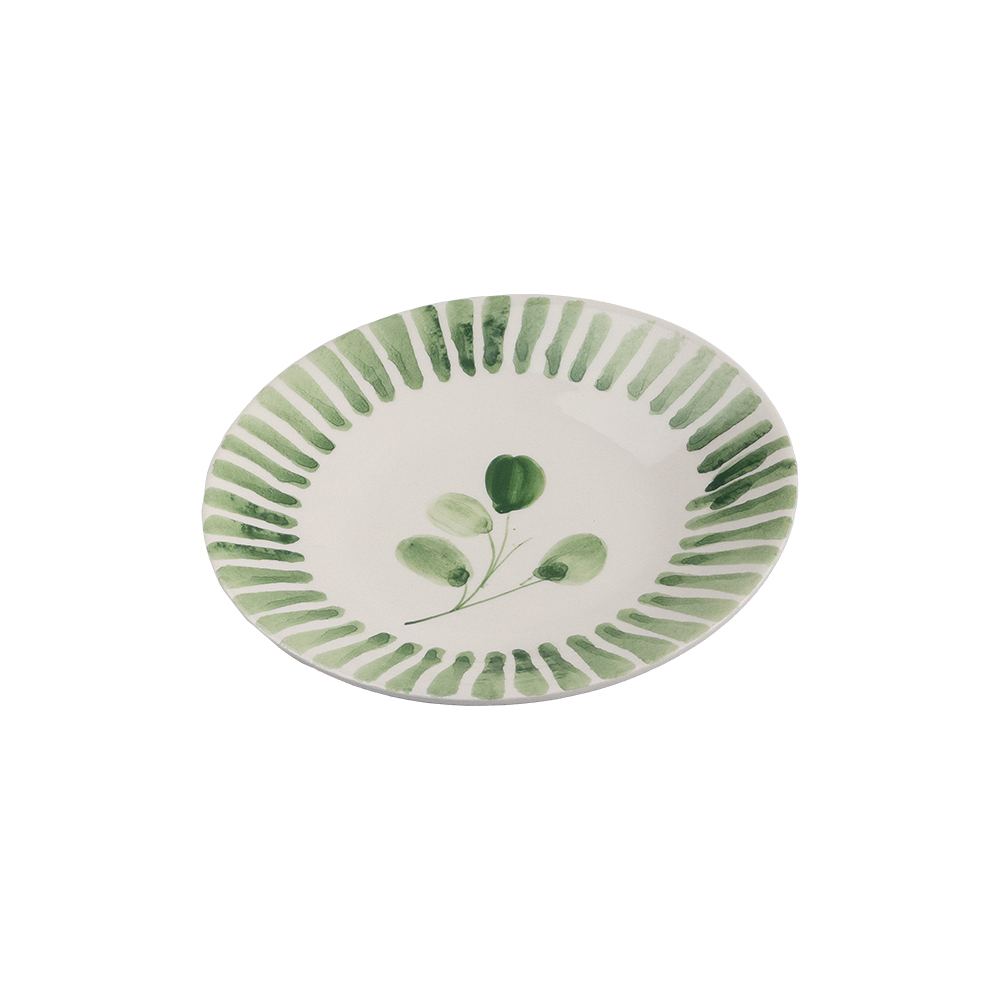 Picture of Ceramic Side Plate - Stripe Flora