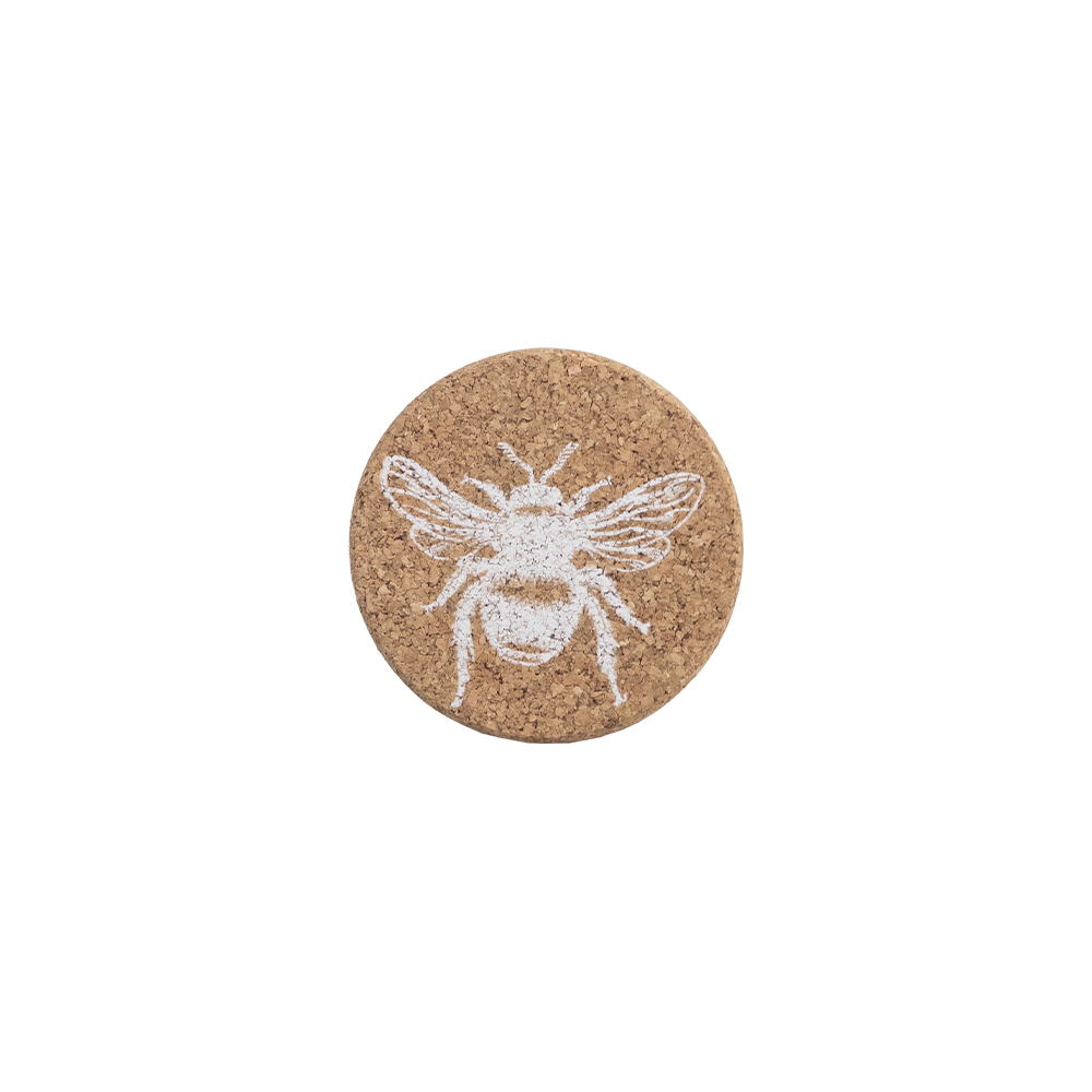 Picture of Single Cork Coaster - Bee