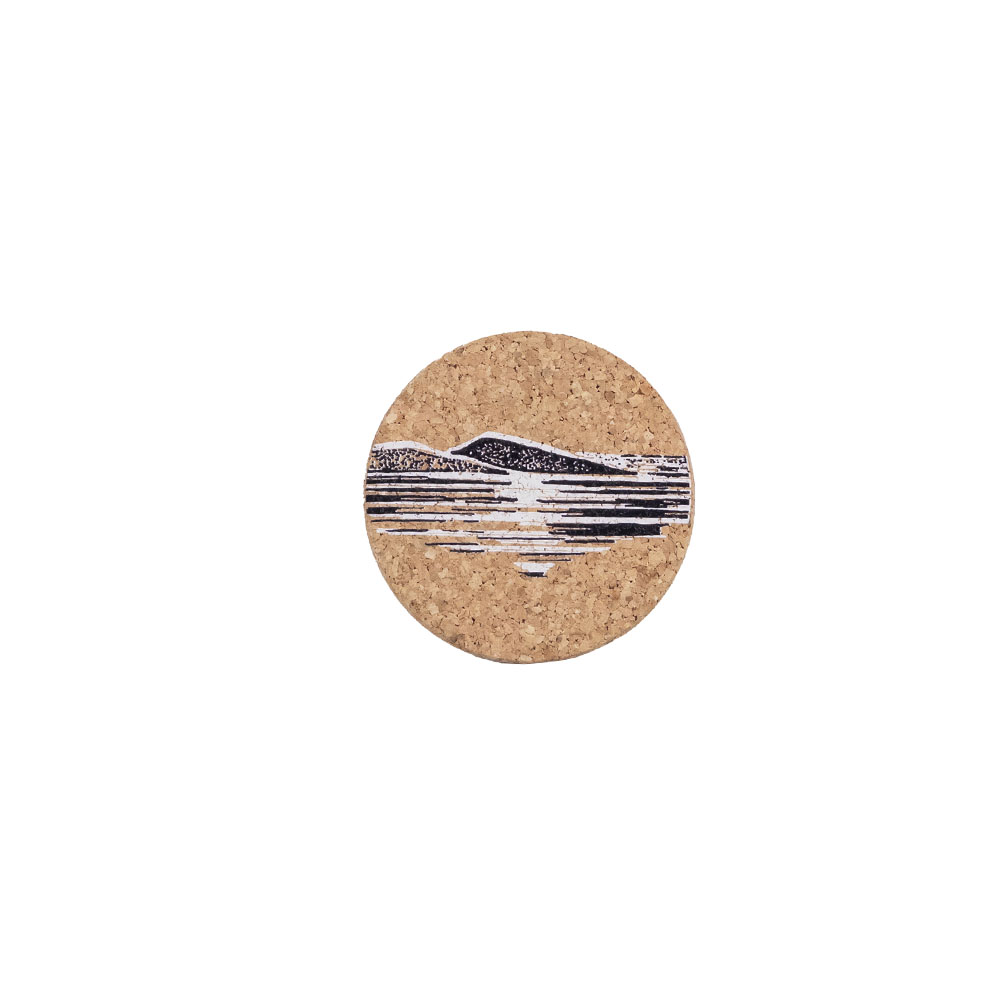 Picture of Single Cork Coaster - Coast