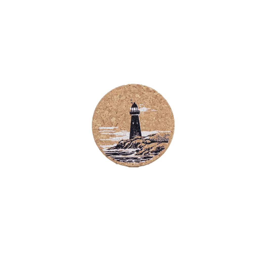 Picture of Single Cork Coaster - Lighthouse