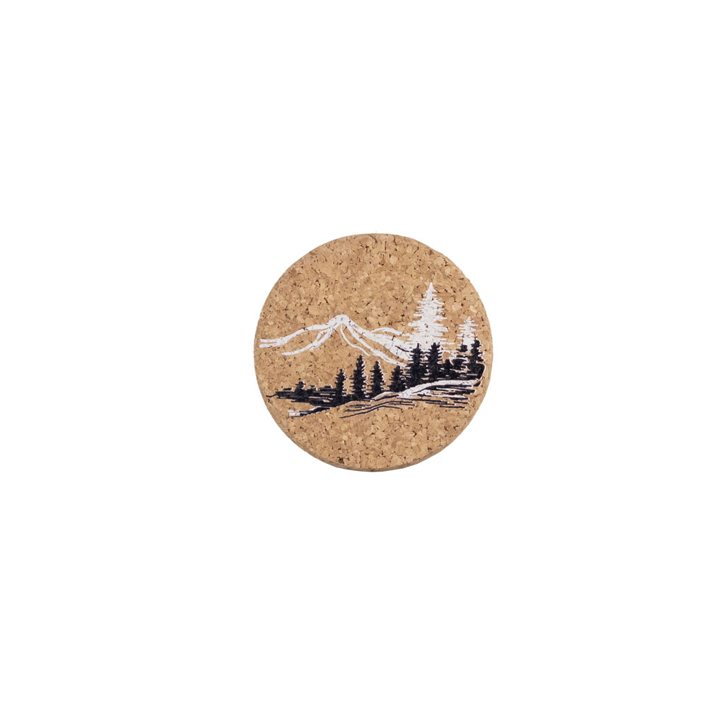 Picture of Single Cork Coaster - Pine Ridge