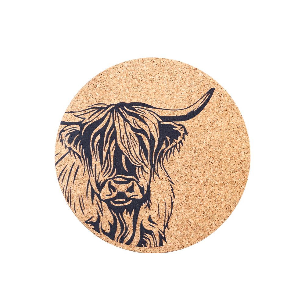 Picture of Cork Place Mat - Highland Cow