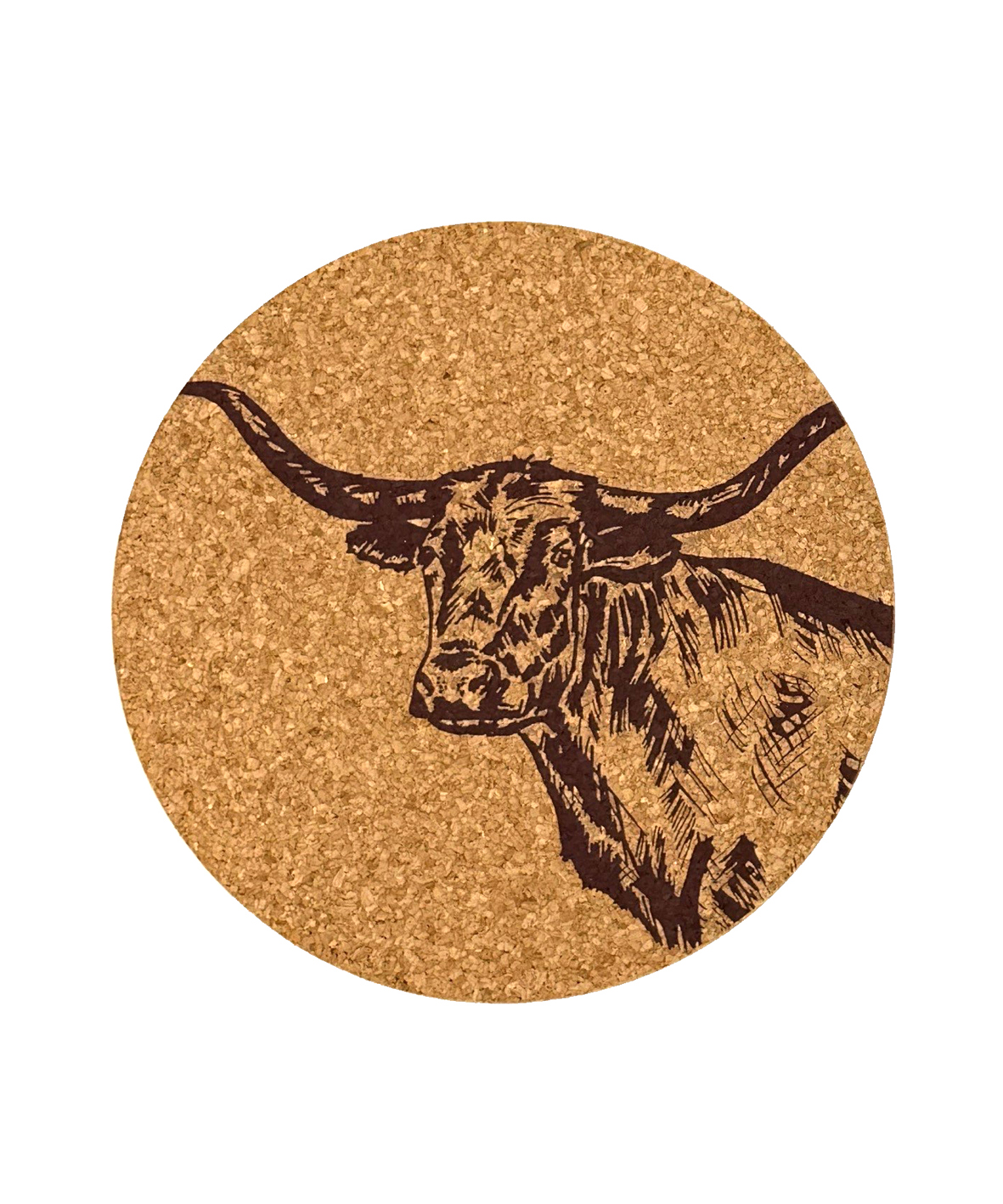 Picture of Cork Place Mat - Texas Longhorn