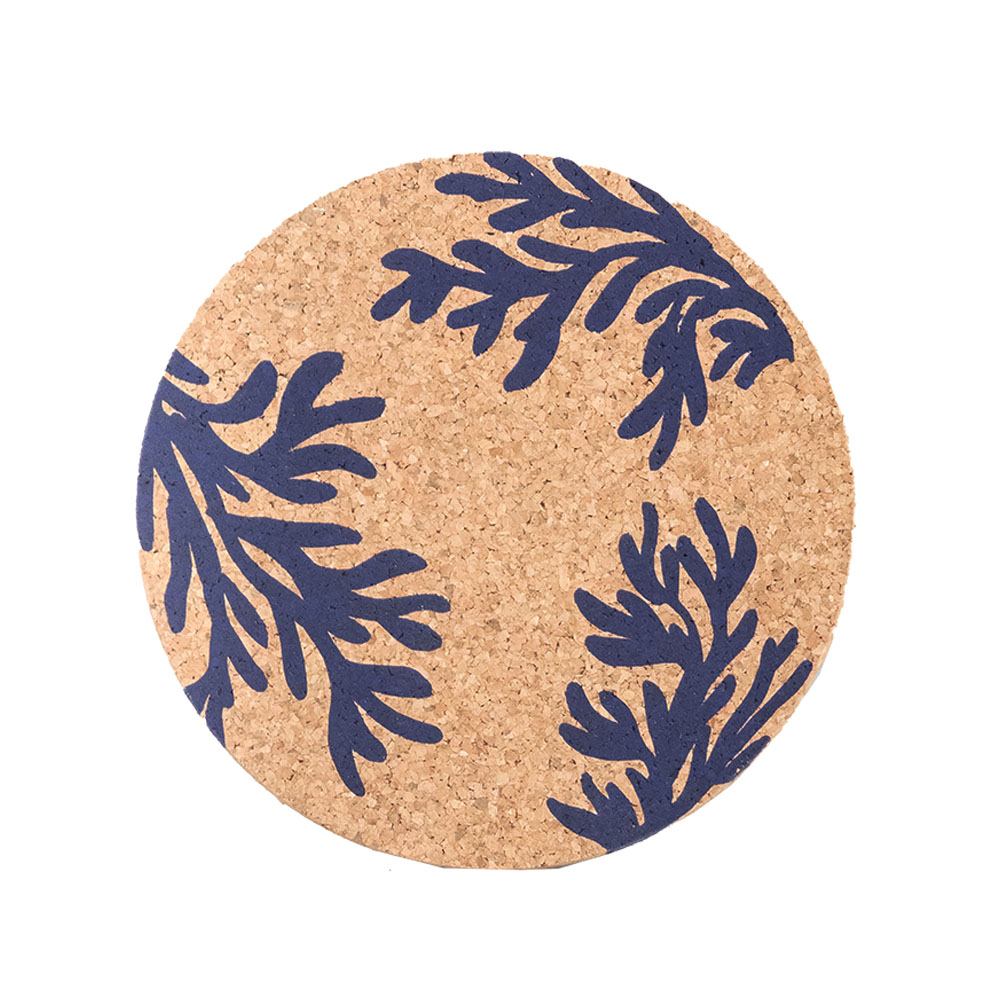 Picture of Cork Pot Stand - Blue Coral