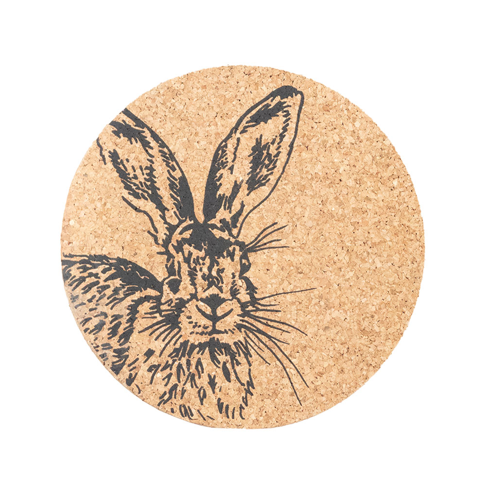 Picture of Cork Pot Stand - Hare