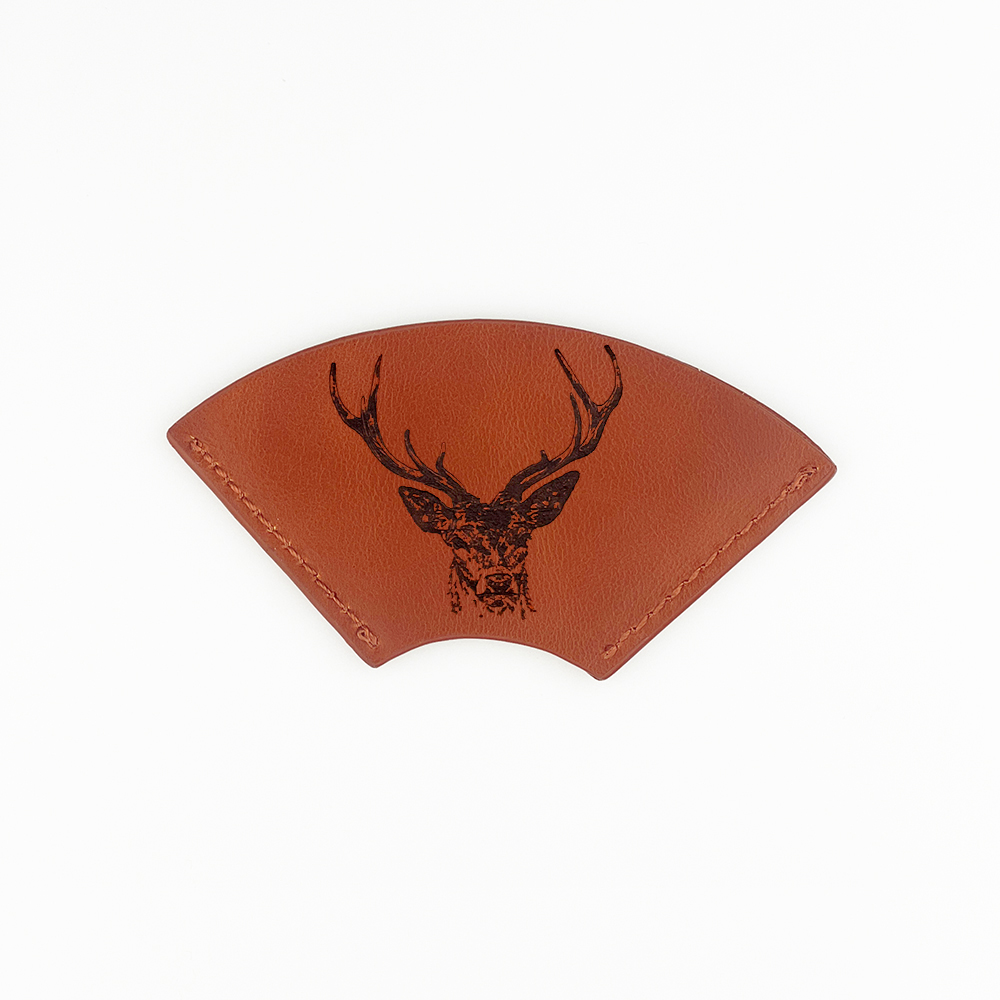 Picture of Leather Corner Bookmark -  Stag