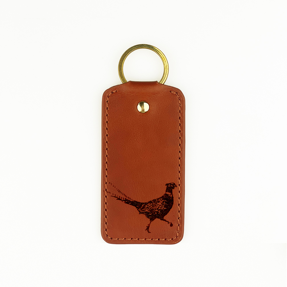 Picture of Leather Keyring - Pheasant