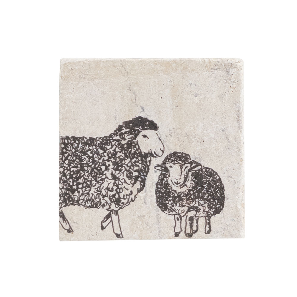 Picture of Single Stone Coaster - Sheep