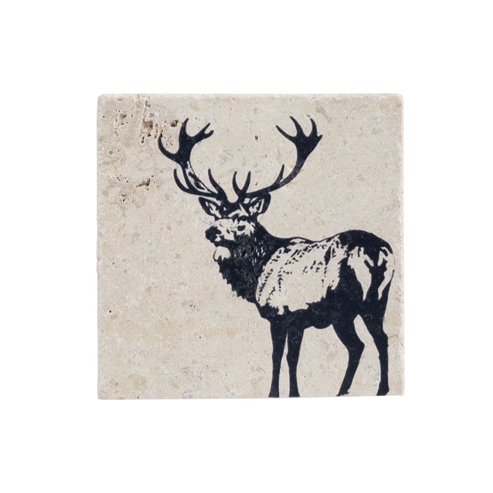 Picture of Single Stone Coaster - Stag