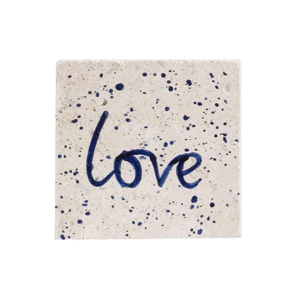 Picture of Single Stone Coaster - Love