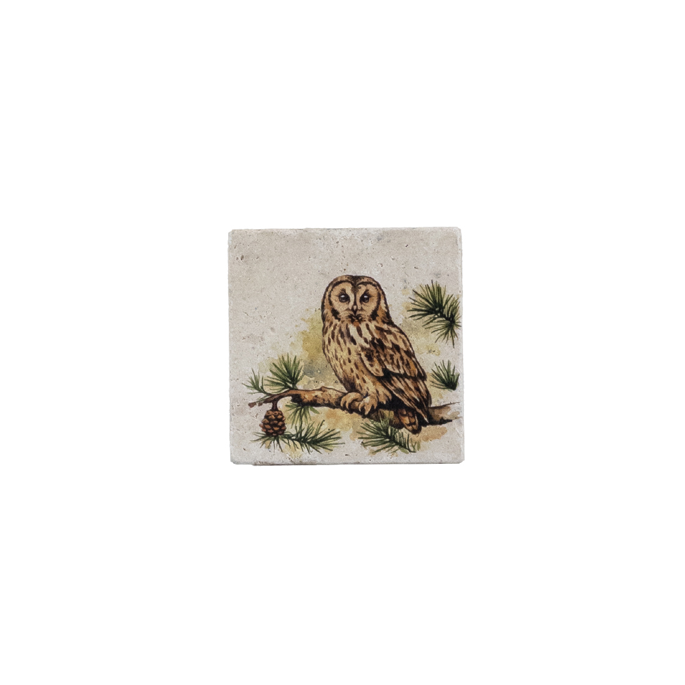 Picture of Single Stone Coaster - Owl