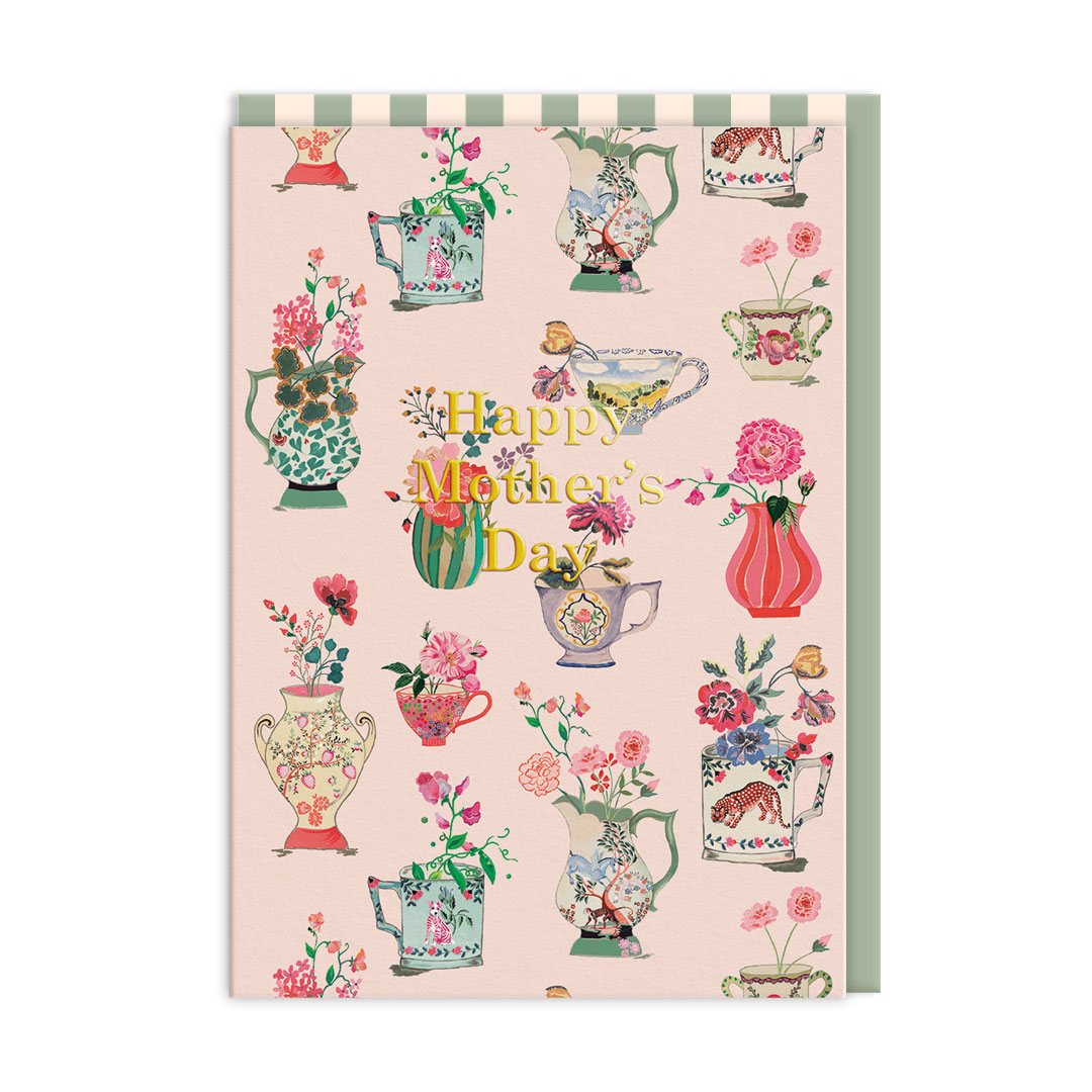 Picture of Mother's Day Vases Greeting Card (10786)