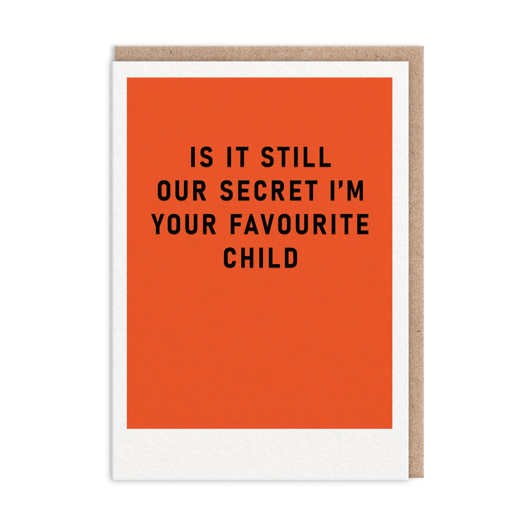 Picture of Secret Favourite Child Father's Day Card (10805)