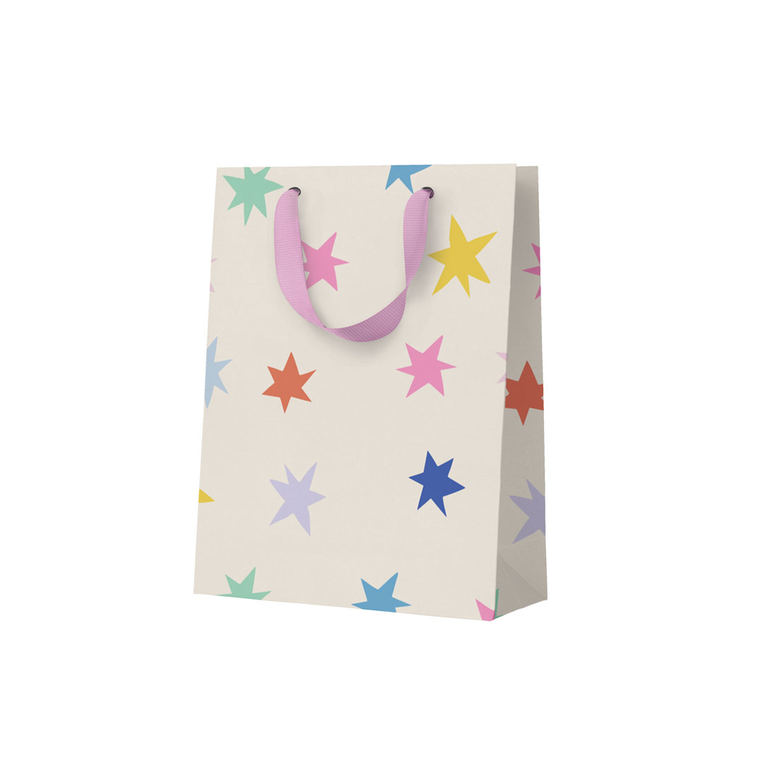 Picture of Multi Stars Medium Gift Bag (11783)
