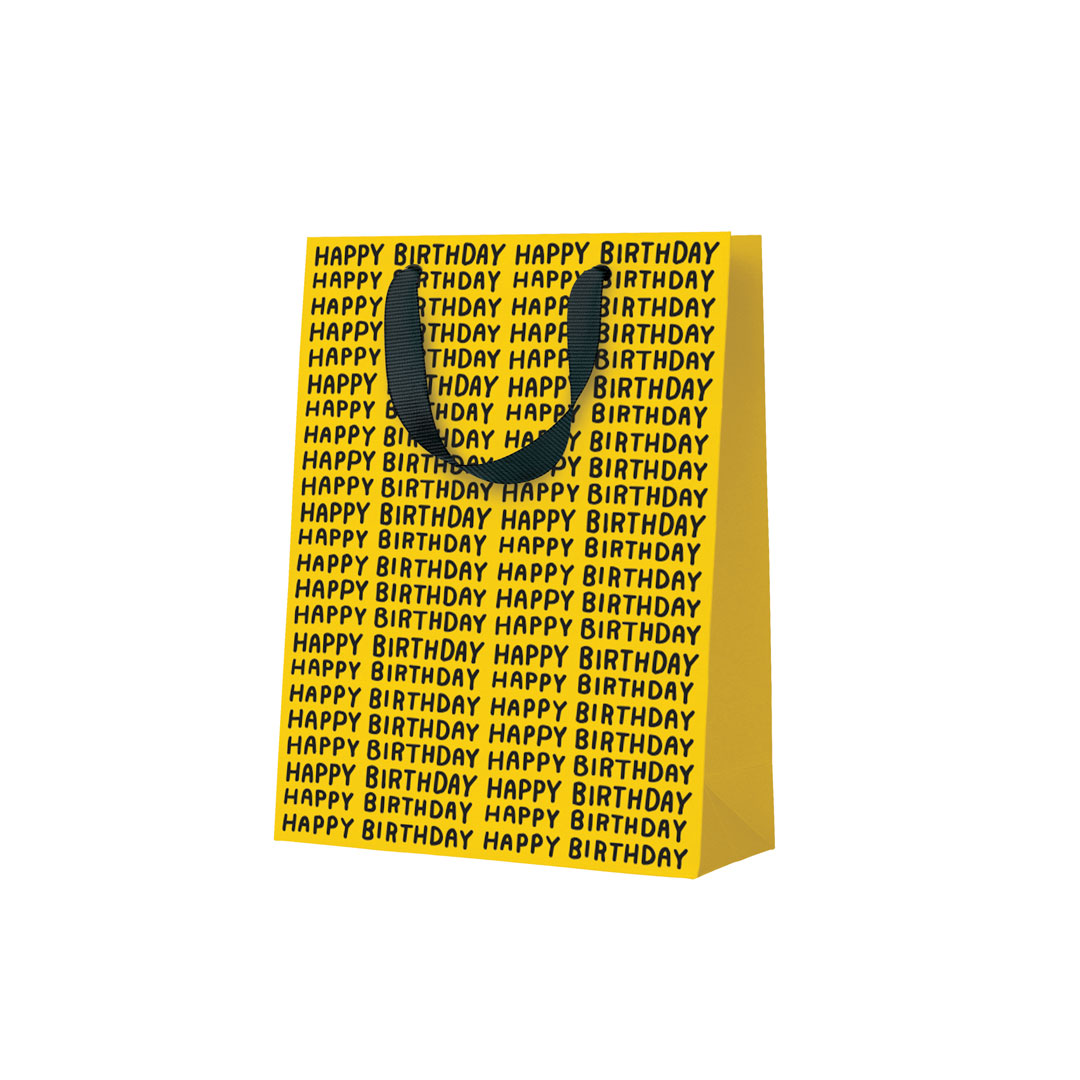 Picture of Happy Birthday Repeat Medium Gift Bag (11786)