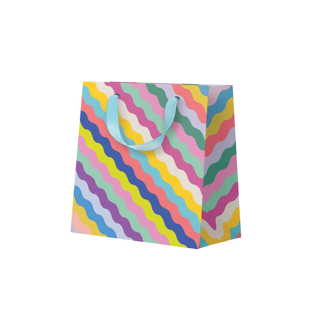Picture of Wiggly Lines Small Gift Bag (12280)
