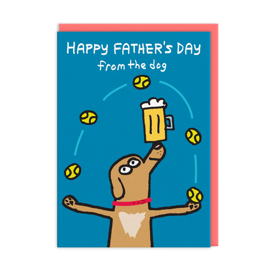 Picture of Father's Day From The Dog Greeting Card (12577)