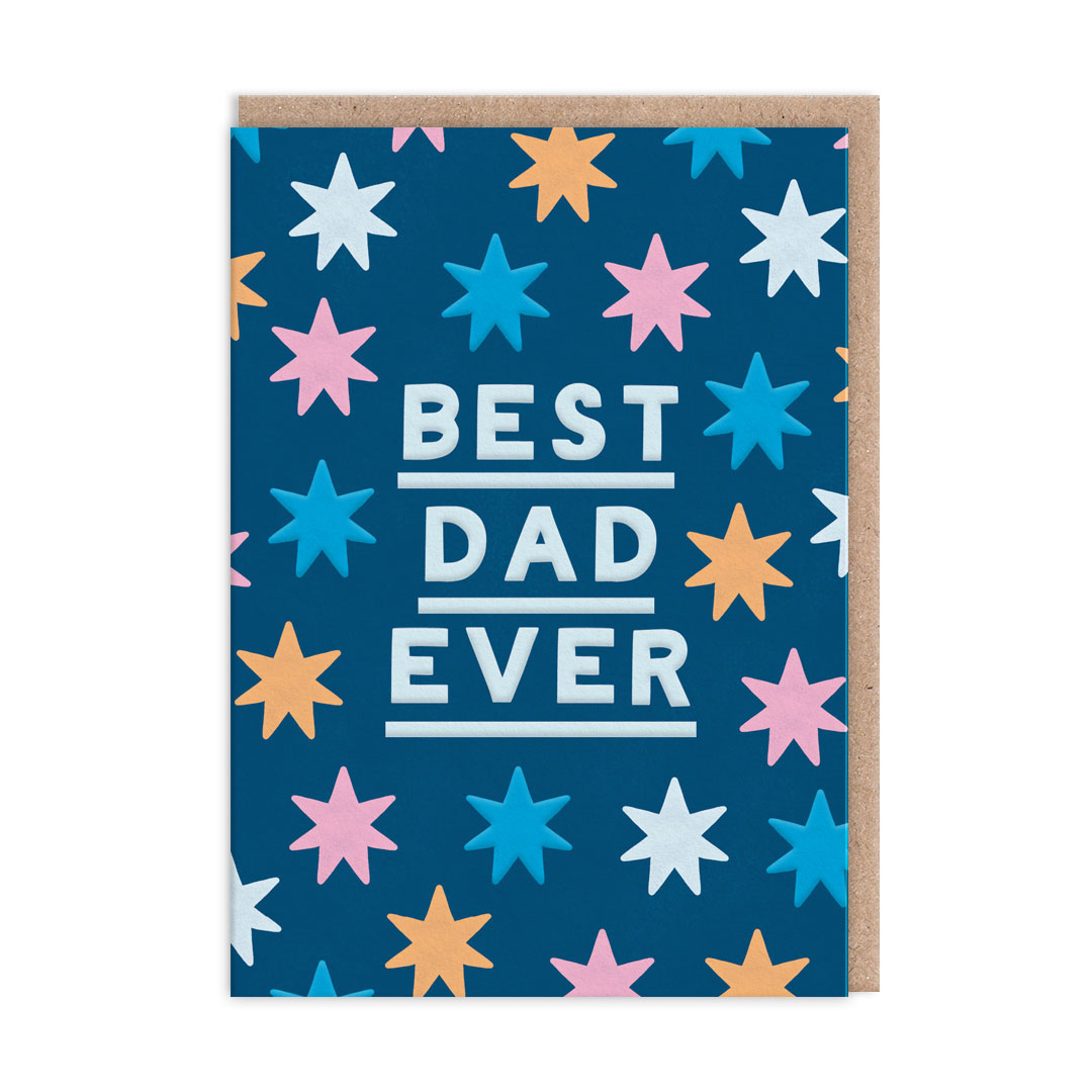 Picture of Best Dad Ever Greeting Card (12655)