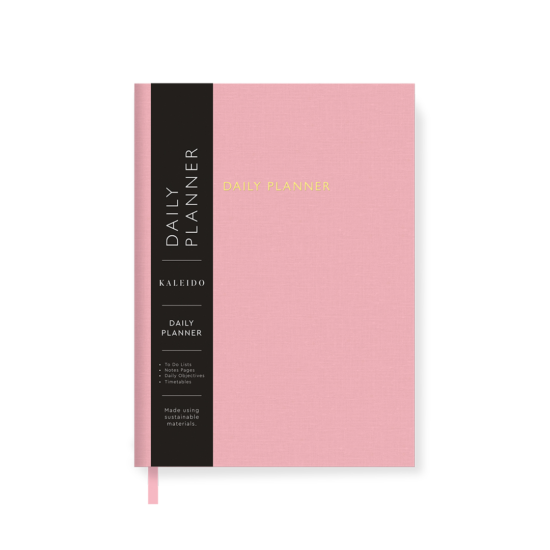 Picture of Pink Fabric Daily Planner (A5) (12752)