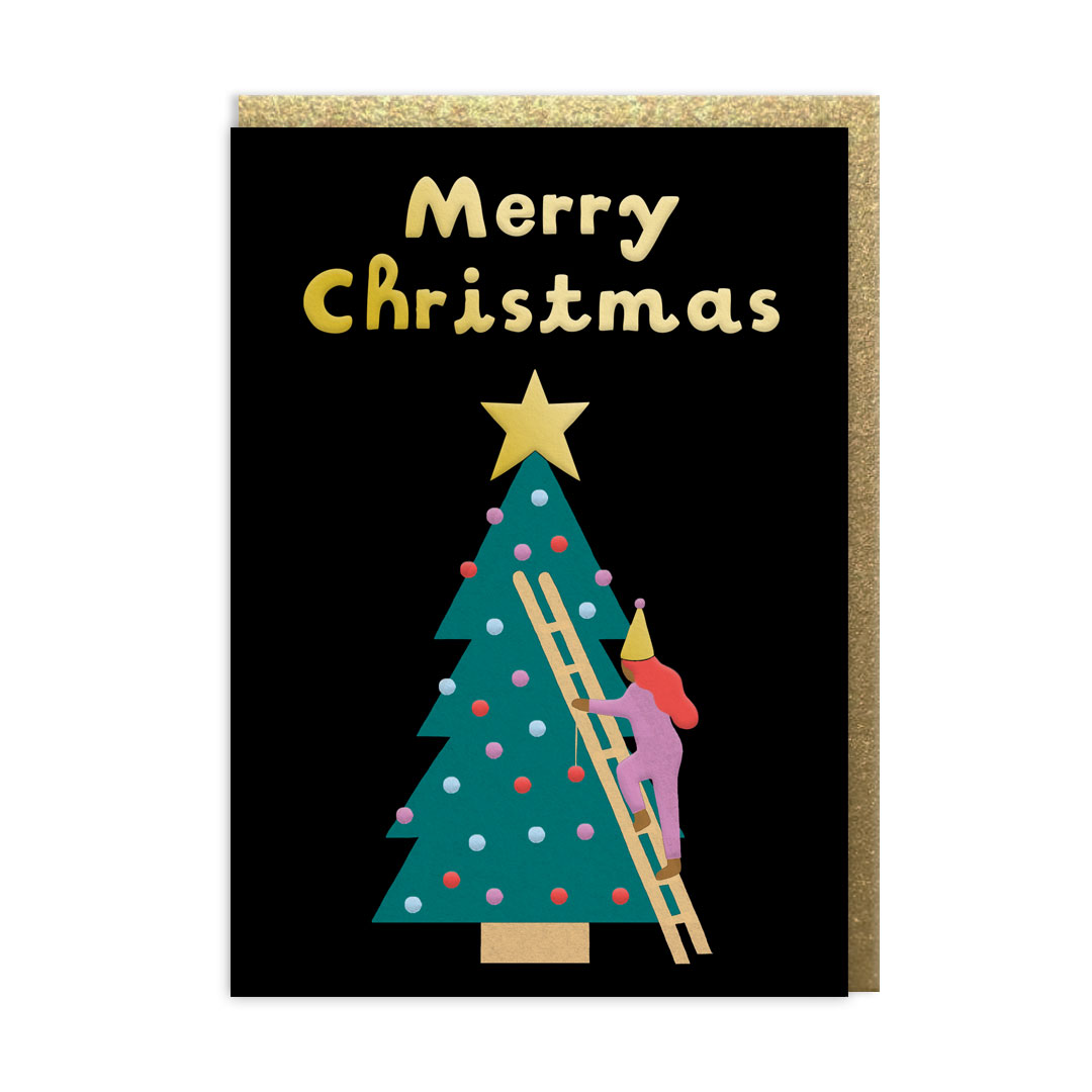 Picture of Merry Christmas Tree Greeting Card (12757)