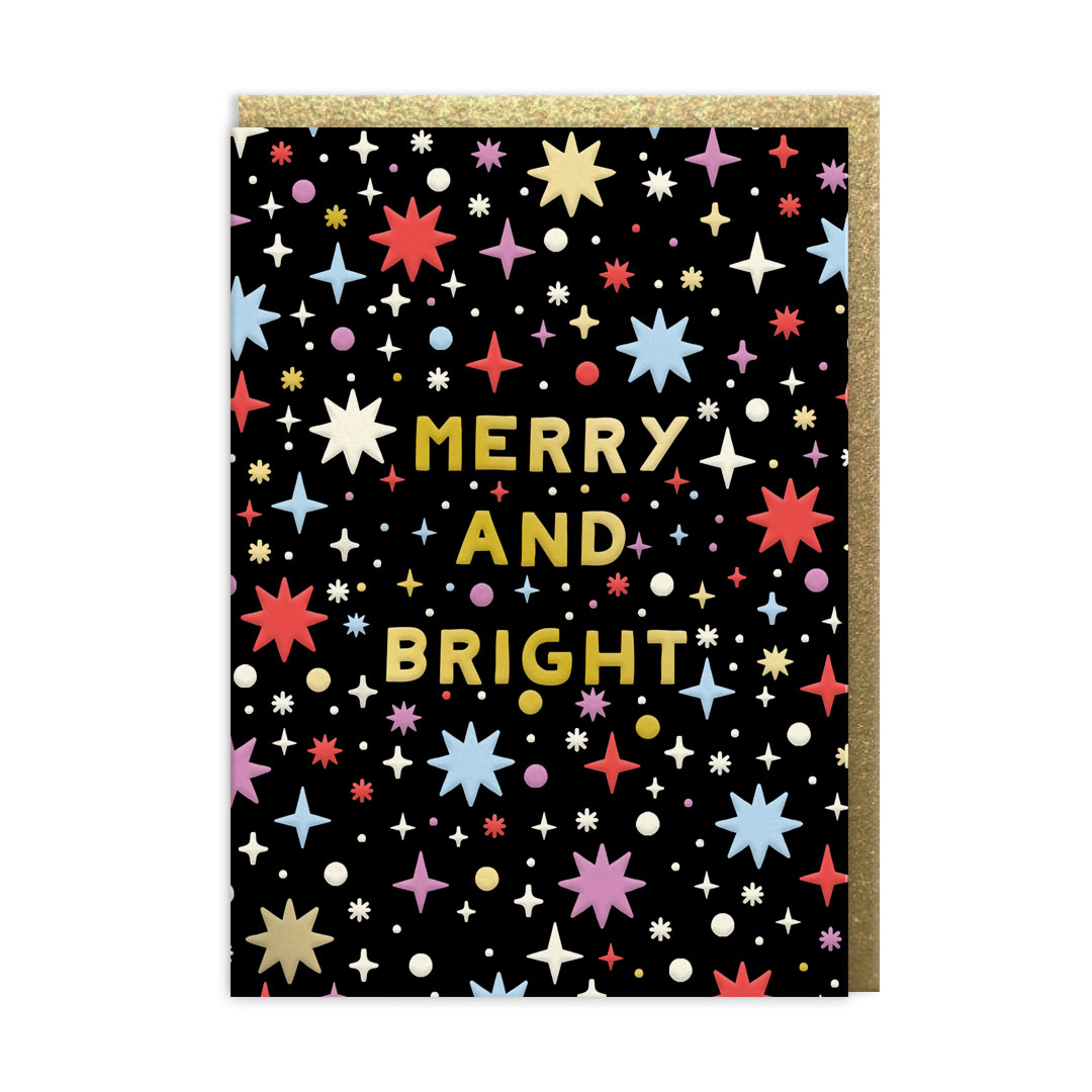 Picture of Merry And Bright Greeting Card (12761)