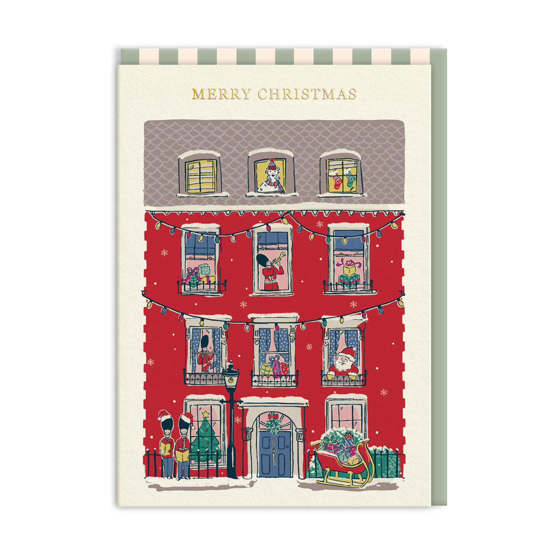 Picture of Merry Christmas House Greeting Card (12816)