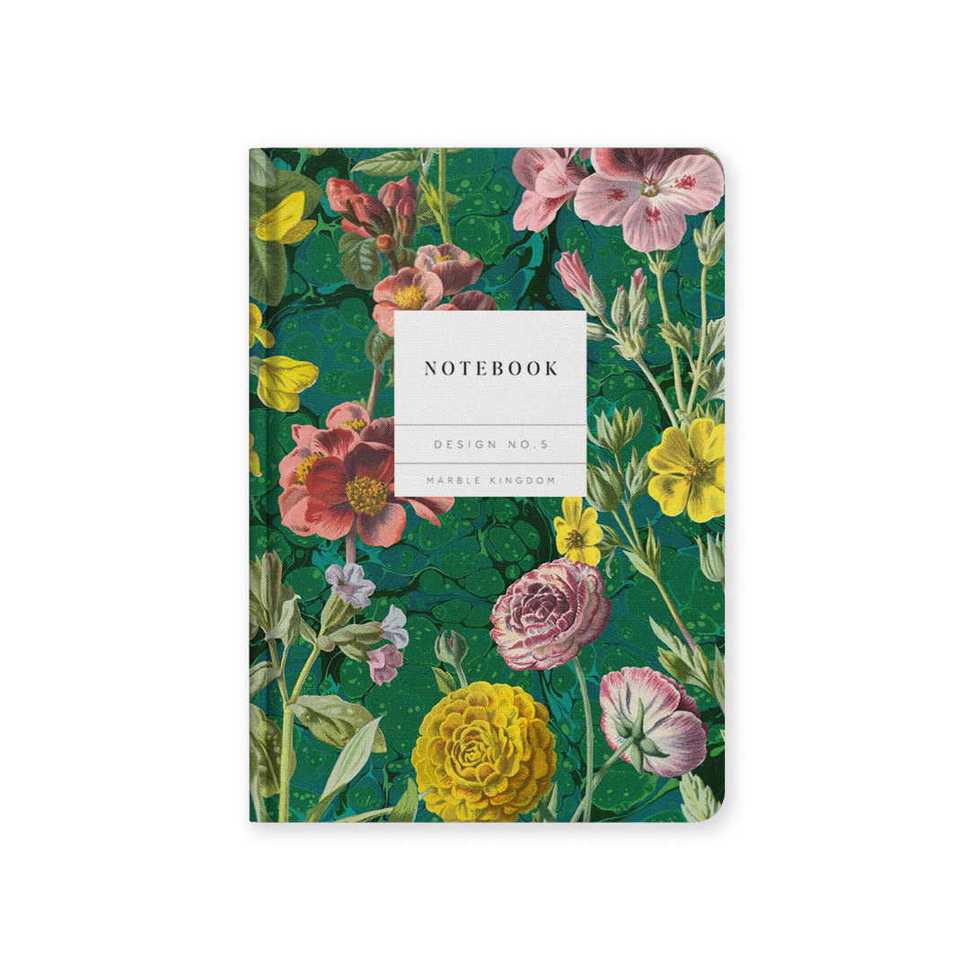 Picture of Marble Botanical Hardback Notebook (A5) (12826)