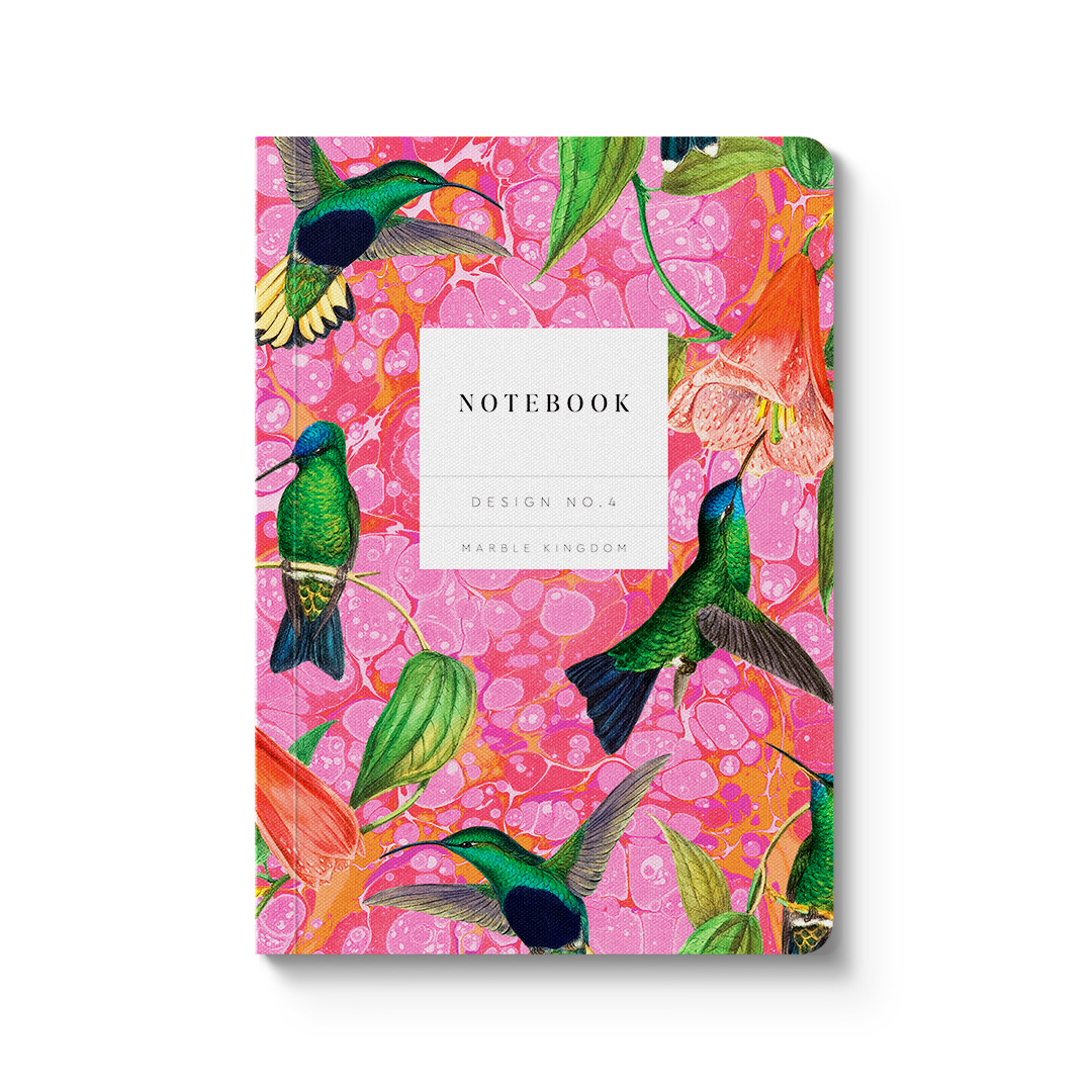 Picture of Marble Hummingbirds Perfect Bound Notebook (12830)
