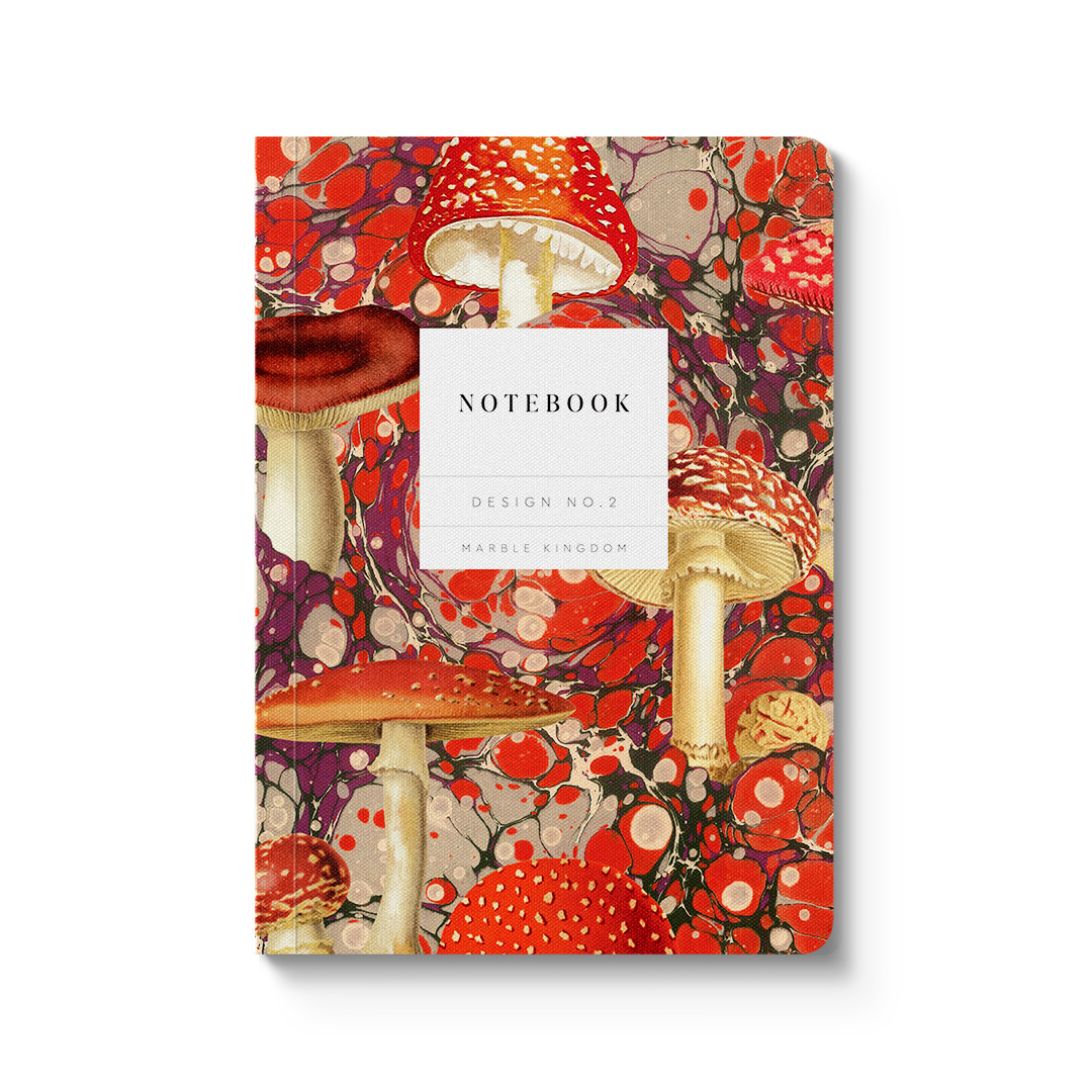 Picture of Marble Fungi Paperback Notebook (A6) (12831)