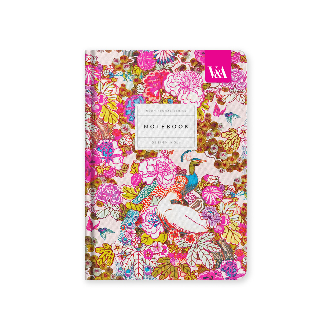 Picture of Floral Peacock Floral Hardback Notebook (12838)