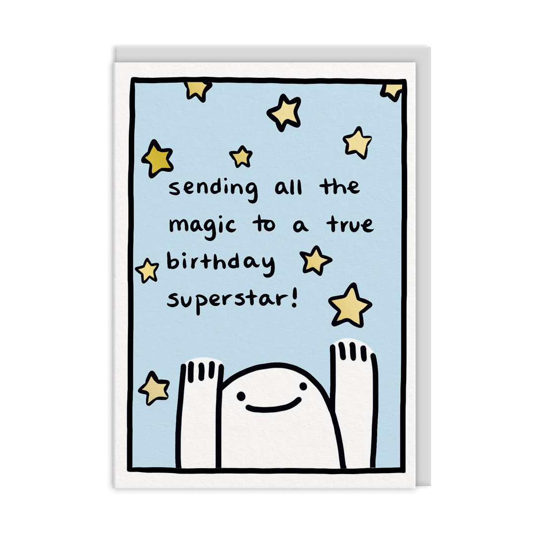 Picture of Bithday Superstar Greeting Card (12840)