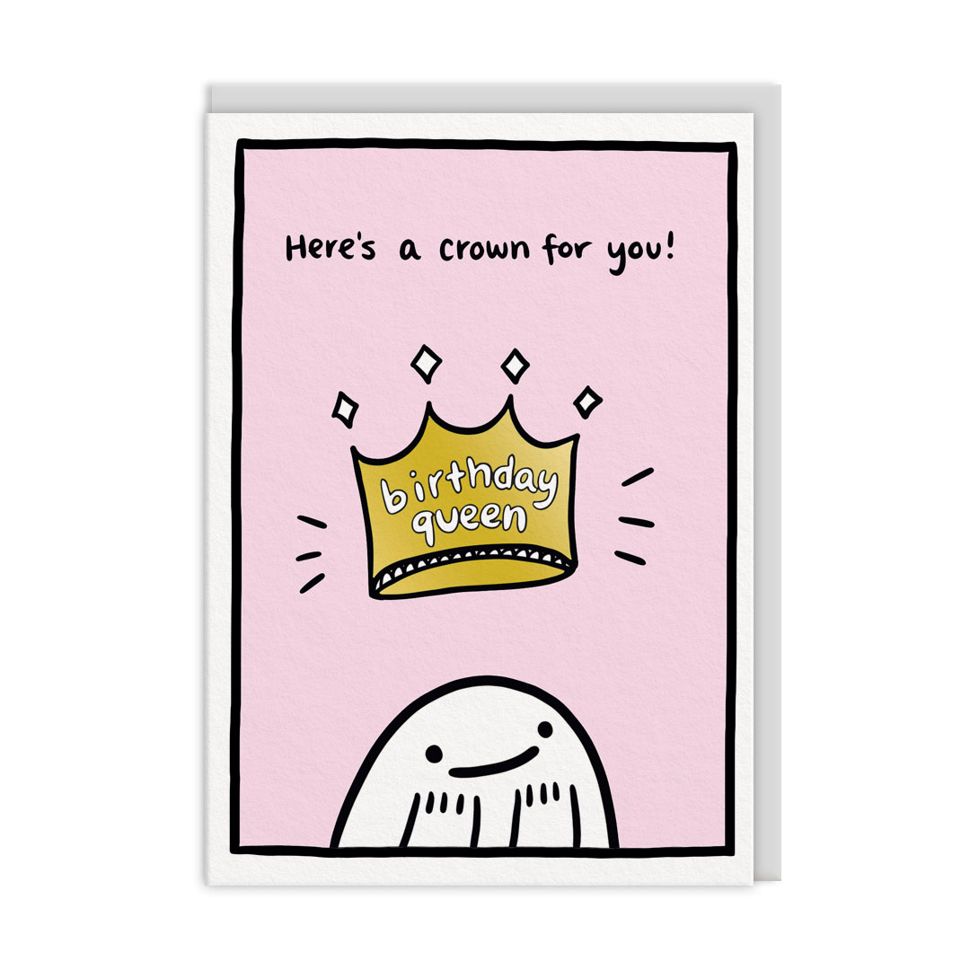 Picture of Birthday Queen Greeting Card (12844)
