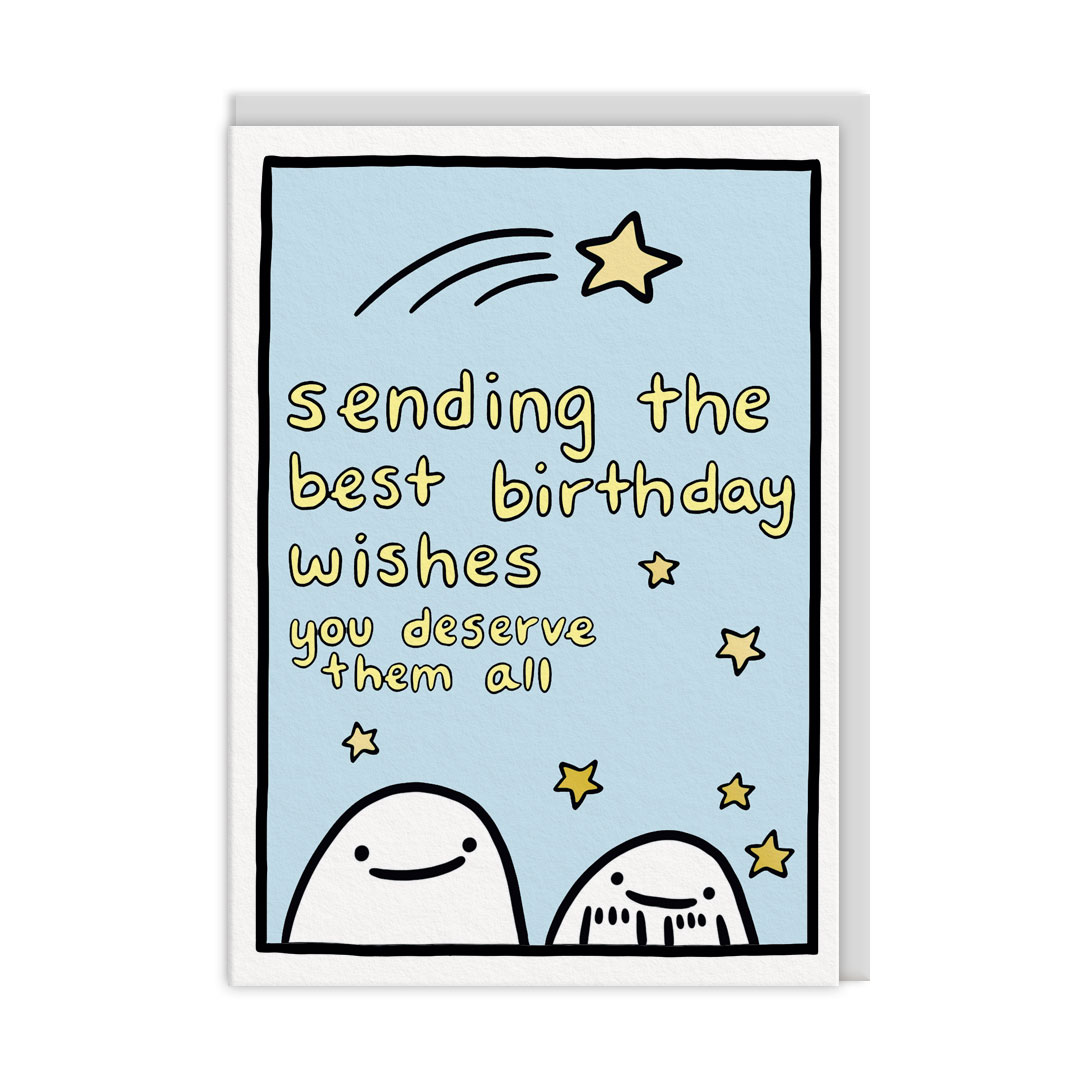 Picture of Birthday Wishes Greeting Card (12845)