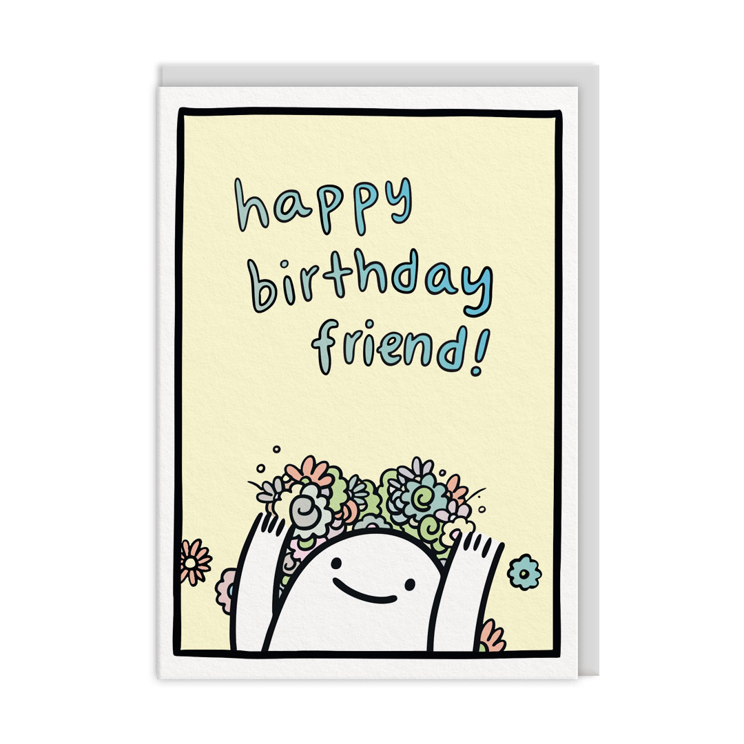 Picture of Birthday Friend Greeting Card (12846)
