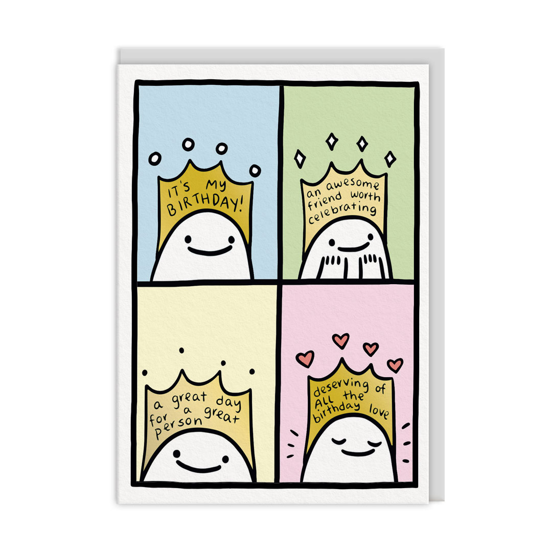 Picture of Birthday Crown Greeting Card (12848)