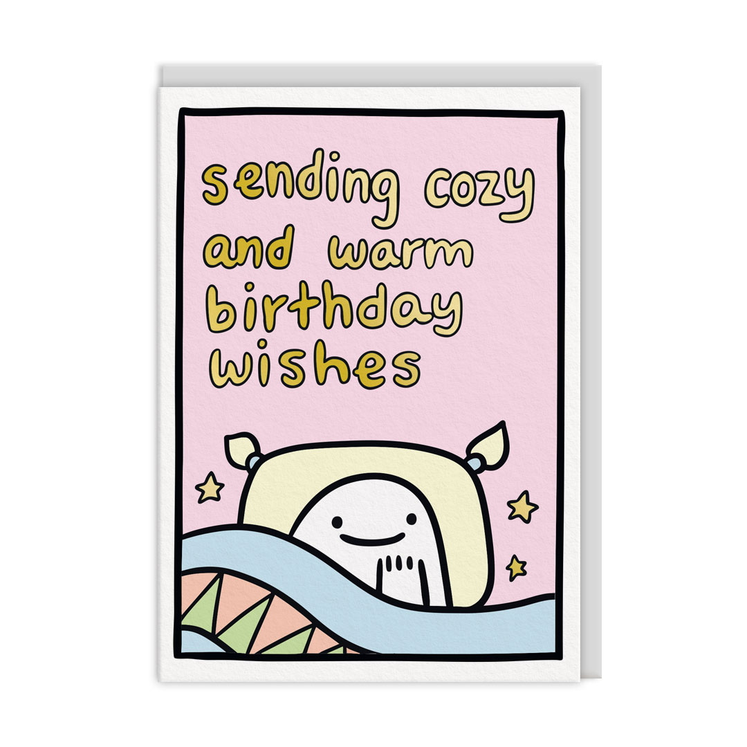Picture of Cosy Wishes Greeting Card (12850)