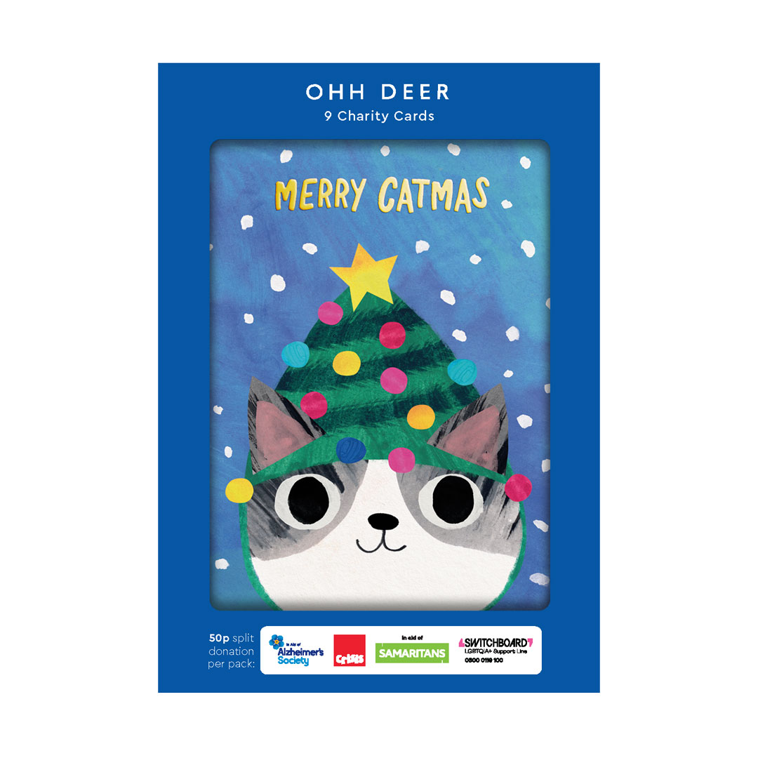 Picture of Planet Cat x3 Charity Christmas Cards (12859)